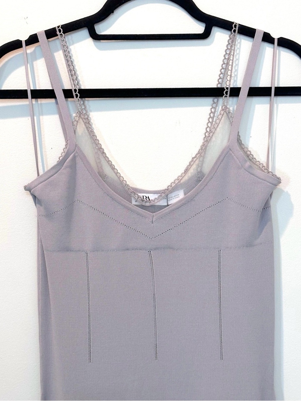 Zara Special Edition Combination Knit Midi Dress - Picture 2 of 4